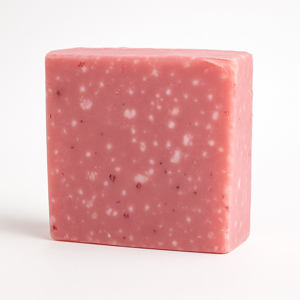 Summer Breeze Scrub Natural Soap – Exfoliating Vegan Bar with Shea Butter, Oatmeal & Sea Salt – Handcrafted Moisturizing Soap for All Skin Types – Gentle Daily Cleanser – 4oz