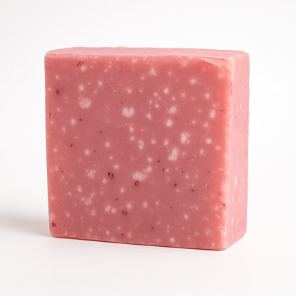 Summer Breeze Scrub Natural Soap – Exfoliating Vegan Bar with Shea Butter, Oatmeal & Sea Salt – Handcrafted Moisturizing Soap for All Skin Types – Gentle Daily Cleanser – 4oz