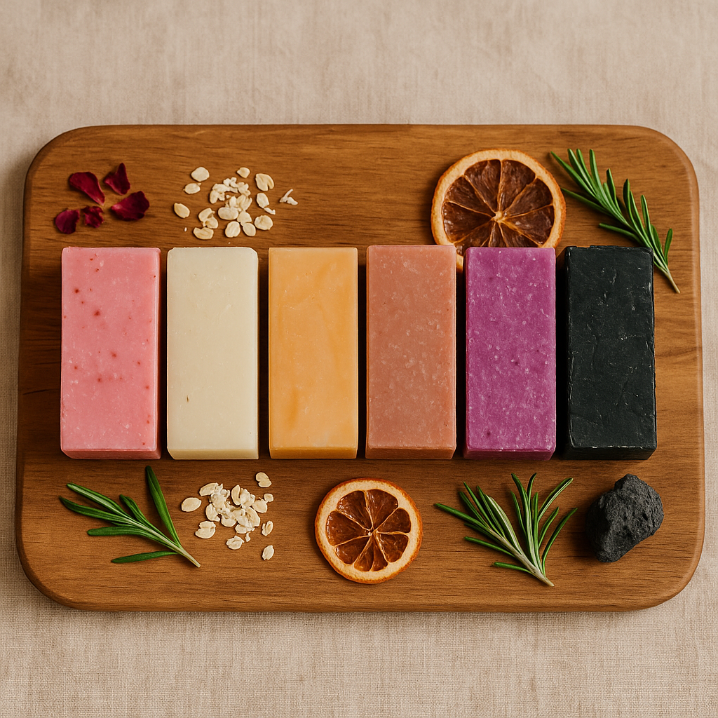 Summer Raspberry Scrub Soap – Exfoliating Vegan Loaf Bar with Shea Butter, Oatmeal & Natural Oils – Handmade Fruity Scented Soap for All Skin Types – 4oz
