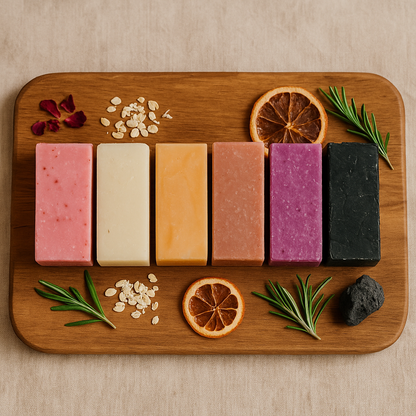 Summer Raspberry Scrub Soap – Exfoliating Vegan Loaf Bar with Shea Butter, Oatmeal & Natural Oils – Handmade Fruity Scented Soap for All Skin Types – 4oz