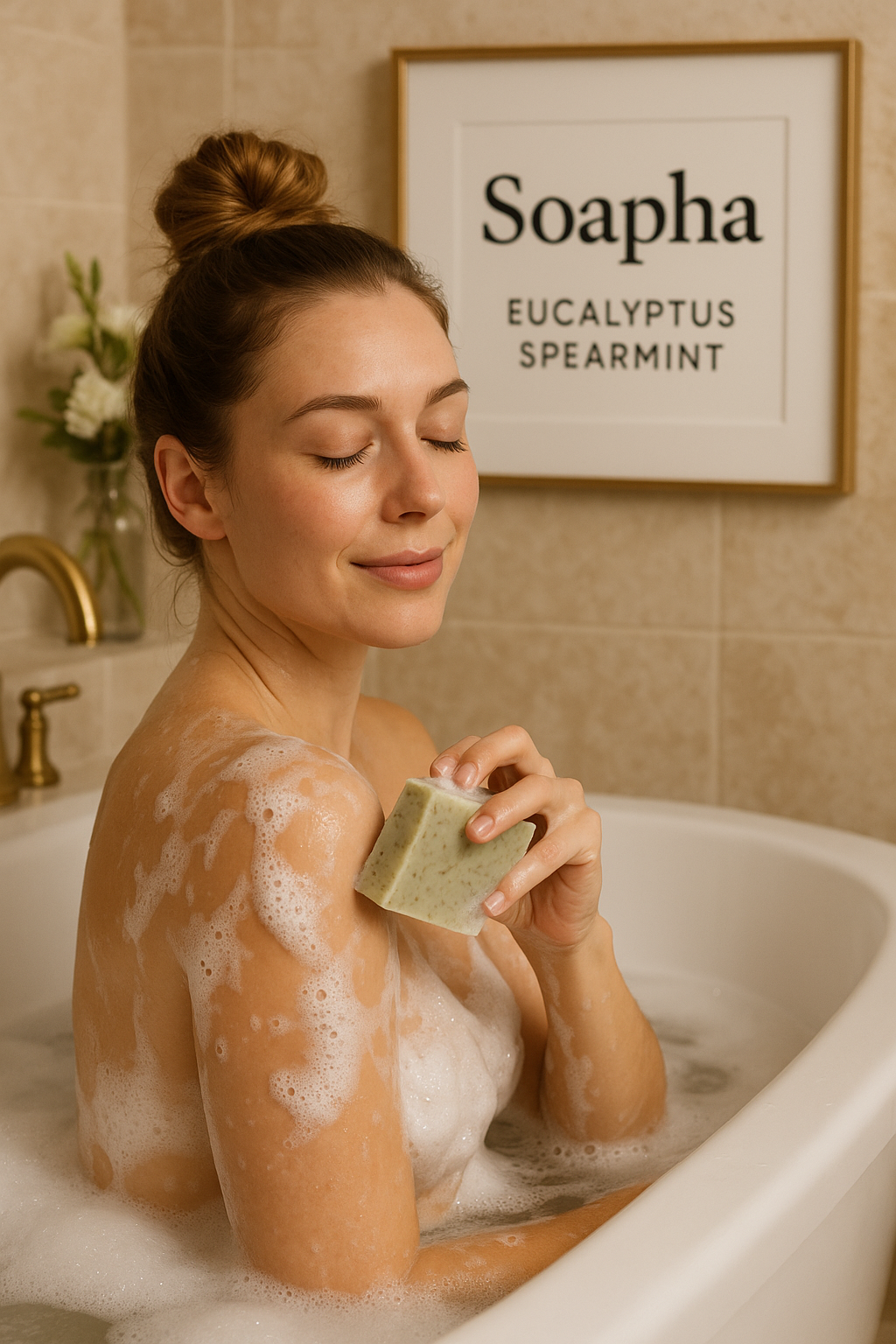 Eucalyptus Spearmint – Invigorating Handmade Soap Bar | Vegan, All Natural & Aromatherapeutic | Crafted in Texas